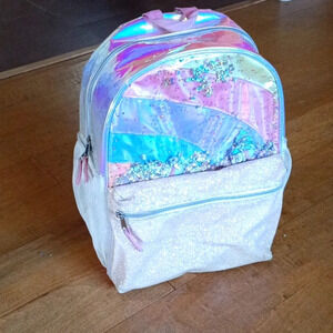 Place shakeable glittery girls backpack. Large. G101​​​